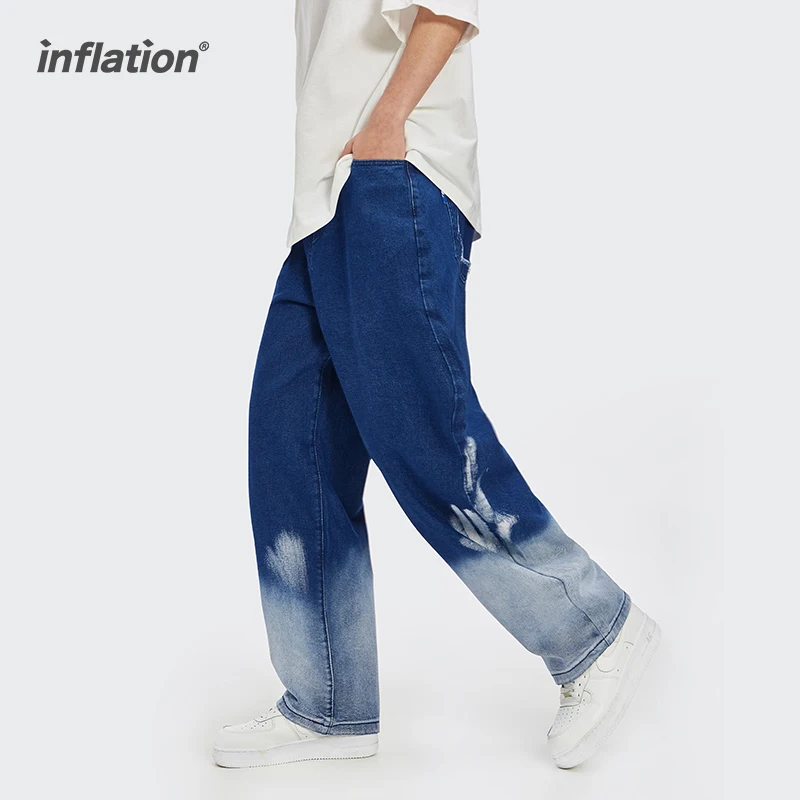 Men's Stretch Loose Fit Jeans Denim 