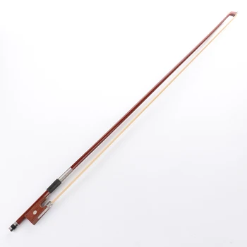 

Full Size 4/4 Violin Bow Well Balanced Round Brazil Wood Stick Horsehair Exquisit Violin Bow Violin Accessories High Quality