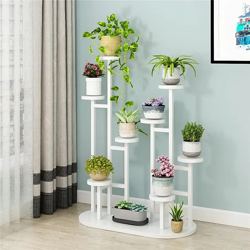 Для Estanteria Jardin Mueble Para Plantas горшок плантенстандарт лестница балкон открытый цветок стенд Stojak Na Kwiaty полка для растений - Цвет: Version L