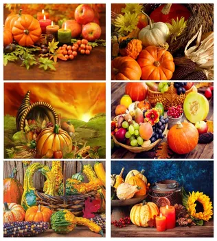 

5D Diamond Painting Thanksgiving Day Gift DIY Needlework Picture Of Rhinestones Diamond Full circular Decor