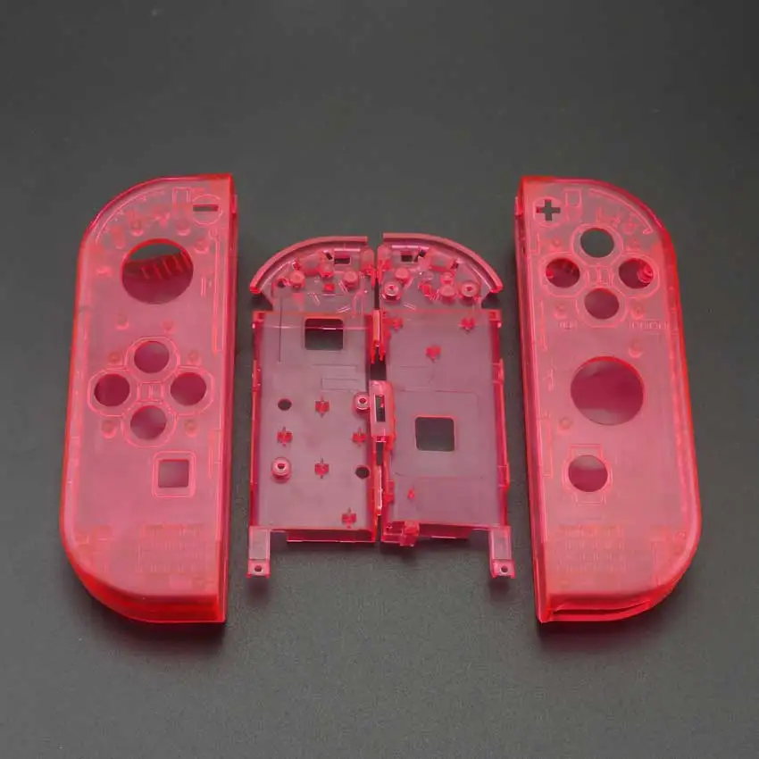 P YuXi прозрачный пластик для Joy-Con левый и правый L R корпус Оболочка Чехол Замена для kingd переключатель NS NX Joy Con контроллер - Цвет: P