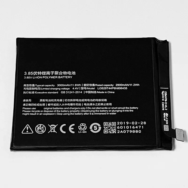 Аккумулятор 3 85 В 3000 мАч Li3829T44P6h806435 для ZTE Nubia M2Lite NX573J LS032M M2 Youth Edition | Мобильные