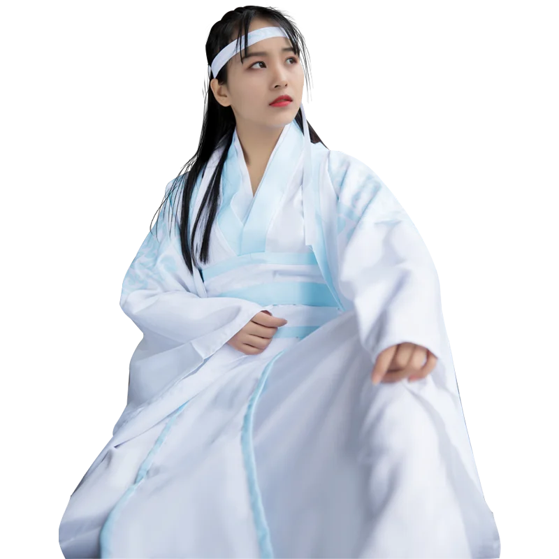 Costume Only Lan Wangji, косплей, Grandmaster of Demonic, костюм для взрослых, Mo Dao Zu Shi Lan Zhan, вечерние костюмы унисекс - Цвет: Costume Only