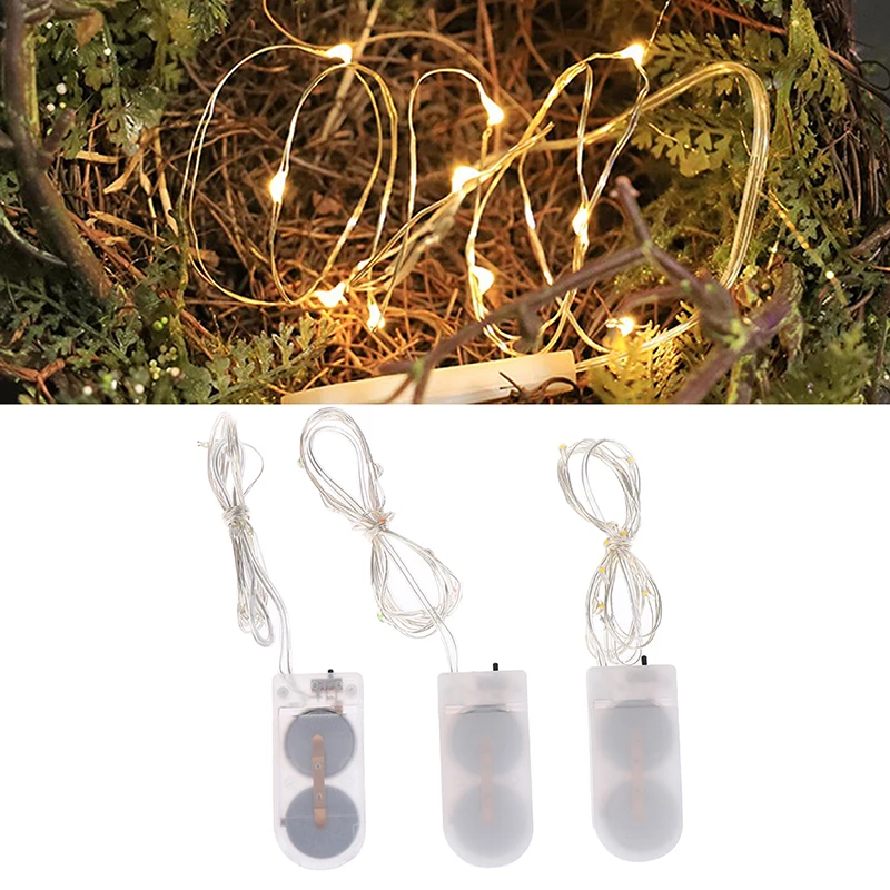 1PC Hot New LED String Light Fairy Battery Waterproof Silver Wire Christmas Decoration | Лампы и освещение
