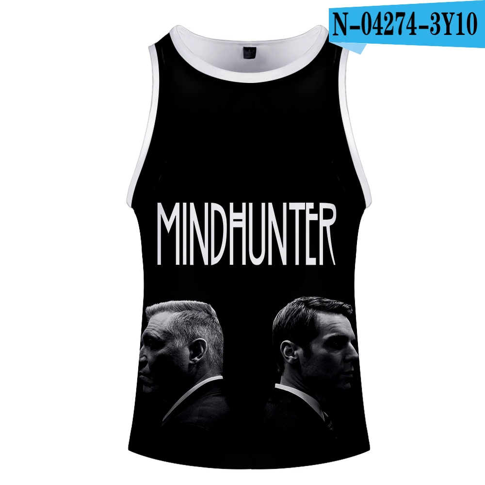 Mindhunter/топ на бретелях с 3D принтом для женщин и мужчин, летний крутой жилет без рукавов, лидер продаж, Повседневная Уличная одежда - Цвет: 1