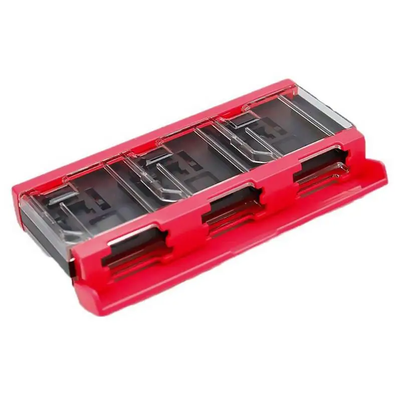 6 Slots Game Memory Card Storage Box for Nintend Switch DN Switch Lite Game Accessories Pop-up Case for Switch Memory Cards