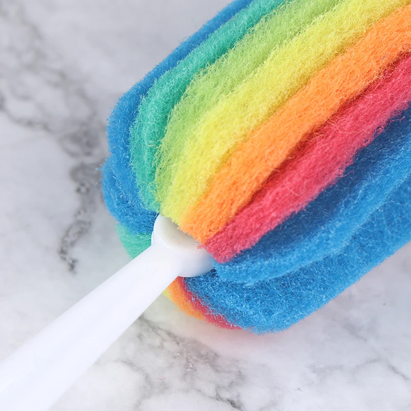 Красочная Съемная бутылка для воды кружка стеклянная моющая губка Чистящая щетка Скраб с ручкой Чистящая посуда щетка стекло