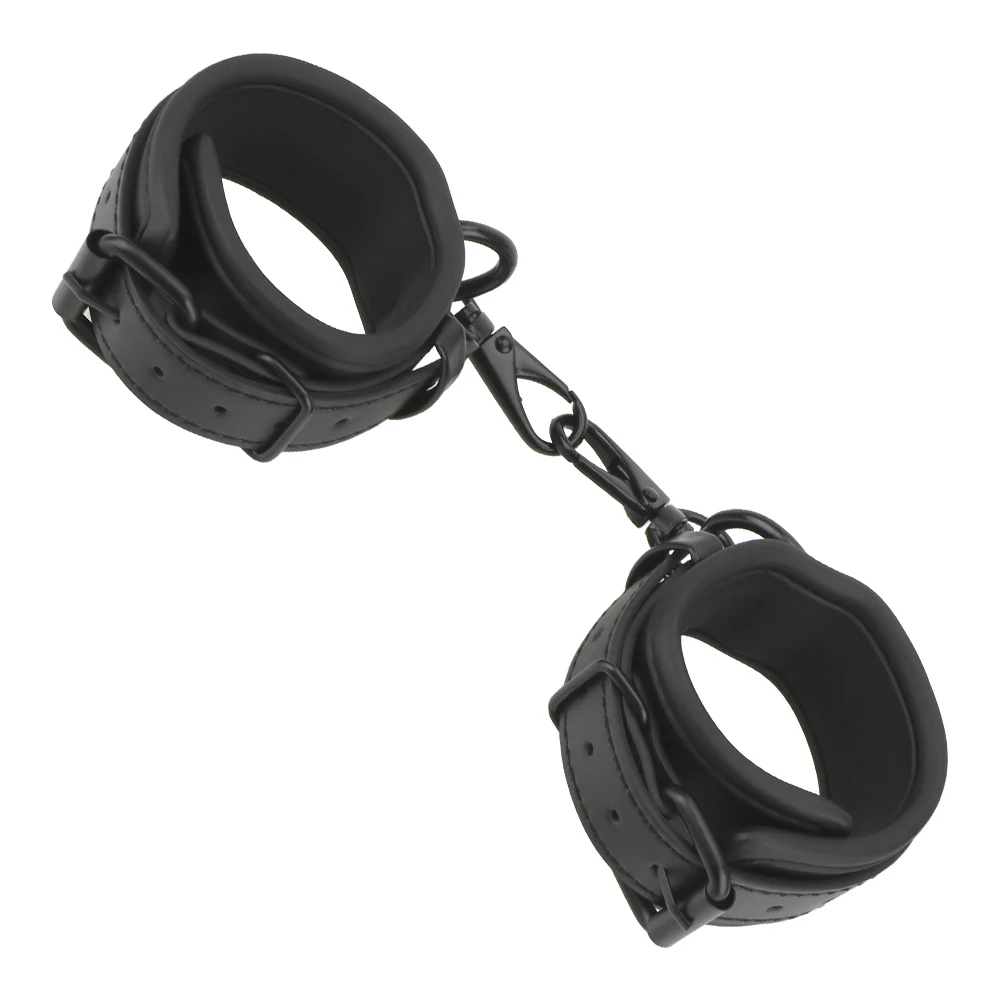 Sexy Adjustable Leather Handcuffs For Sex Toys For Woman Couples Hang Buckle Link Bdsm Bondage Restraints