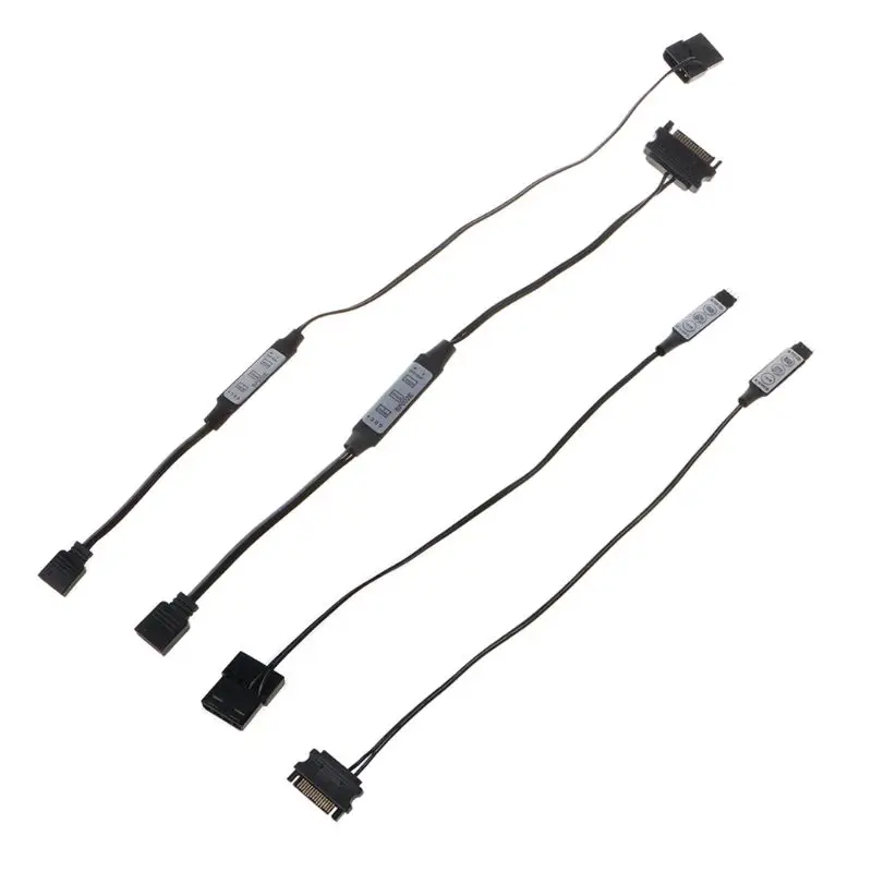 

Light Manual Controller A-RGB DC5V 3Pin/DC12V 4Pin Powered Connector for Aura Fans Lights Devices