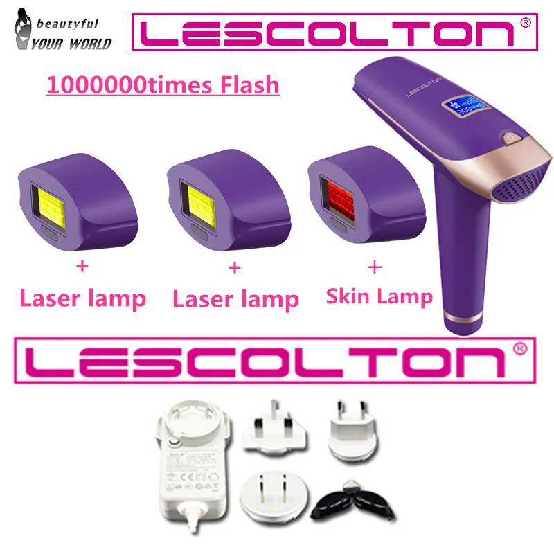 T009X-1000000 pulses IPL лазерная Машинка для удаления волос, лазерный эпилятор, фотоэпилятор, 1300000 импульсов, постоянный триммер для бикини, лазерный эпилятор для женщин - Цвет: T009X-1000000 pulses