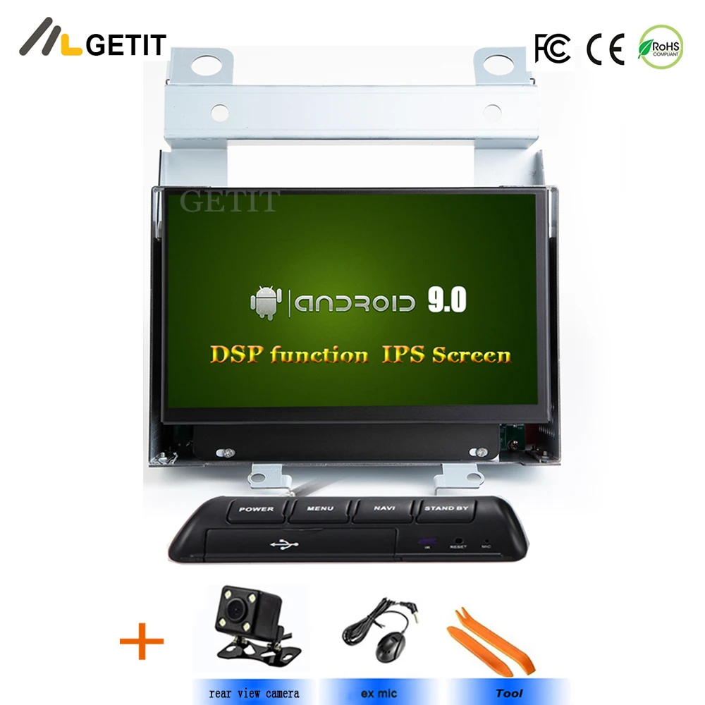 

DSP Chip IPS Screen Car Multimedia Player Android 10 For Land Rover Freelander 2 2007-2012 GPS Automotivo Radio Wifi Quad Core