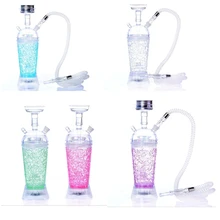 Led 5 цветная акриловая трубка кальян наргиле Completo Chicha кальян арабский кальян набор кальян водяные аксессуары бар домашние Вечерние
