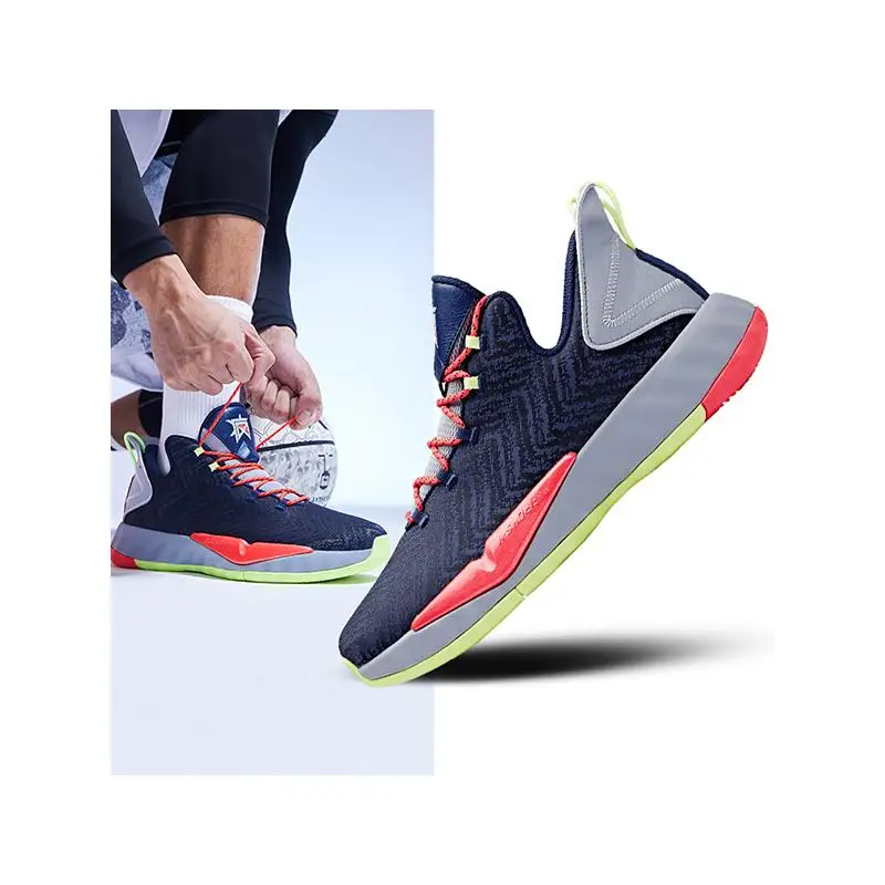 Men Basketball Shoes Quick Battle Crazy Wear Resistant Comfort Slow Shock Male Sports Shoes Sneakers - Цвет: 5