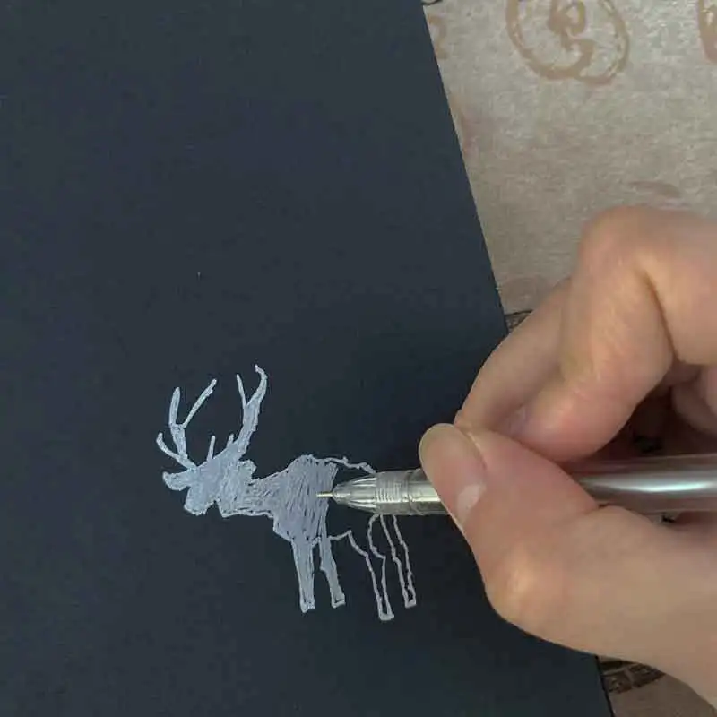 21 Teile/los Weiß Gel Stift Fotoalbum 0,5mm Farbe tinte Stift Schreibwaren Büro Schule Lernen Nette Scrapbooking Stift Geschenk für Kinder – Detail 10