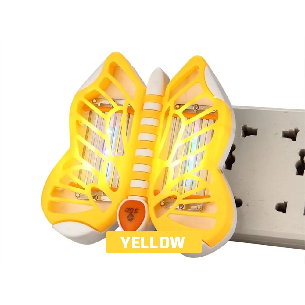 Mosquito Lamp Mosquito Light Zapper Creative Fashion Delicate AC110V/220V Butterfly 3W Electric Insect Trap Voiceless