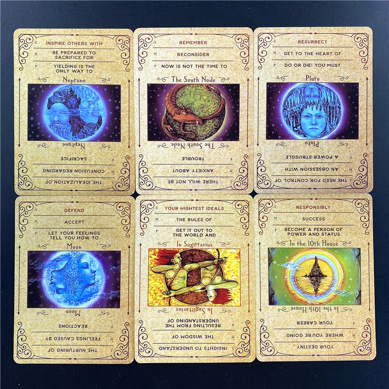 Tarot cartas mar alma viagens jogo, adivinhação jogo de tabuleiro,  adivinhação, guia do partido da família, edição - AliExpress