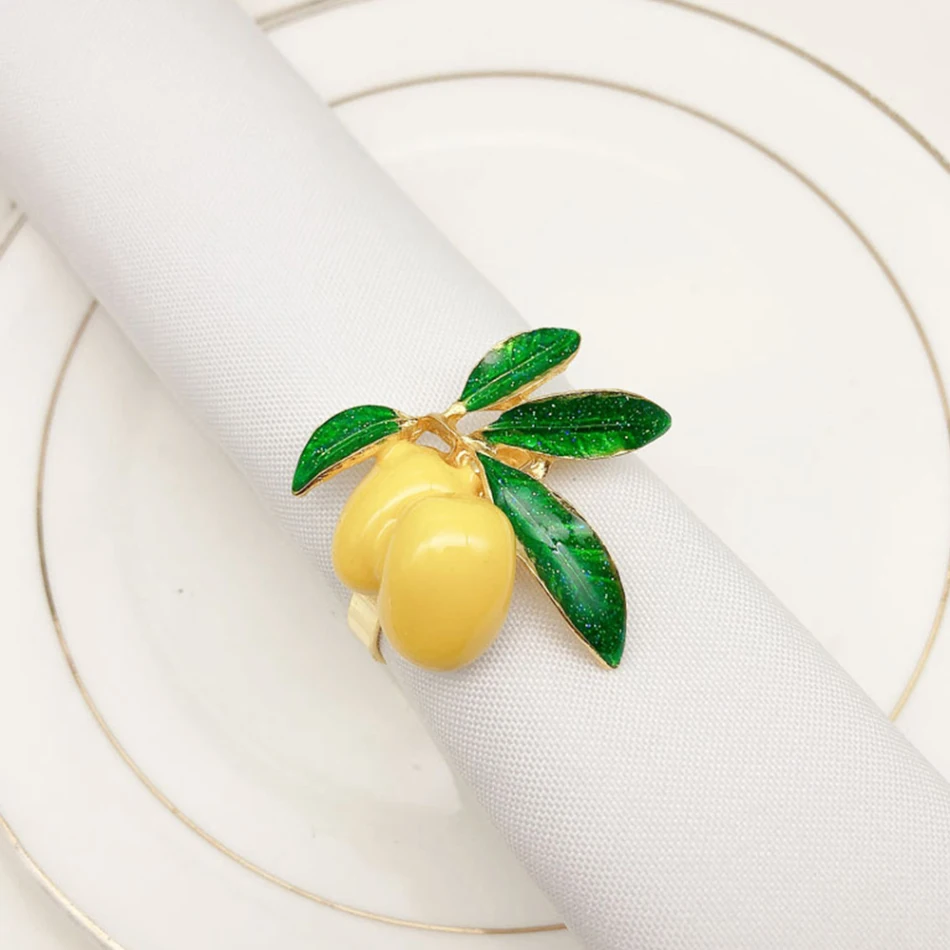 Кольцо для салфеток из фруктового сплава держатель West Dinner Towel кольцо вечерние
