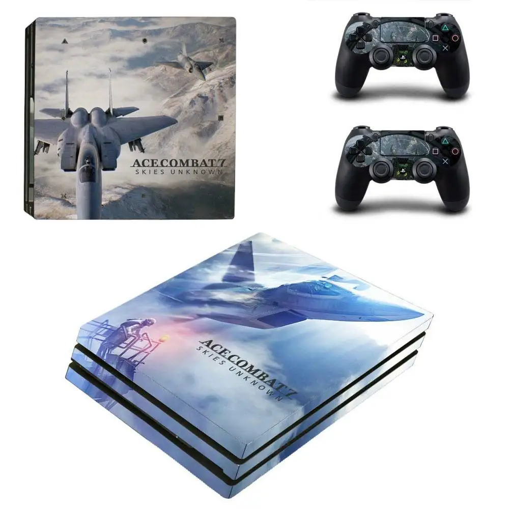PS4 Pro Ace Combat 7 наклейка s PS 4 Play station 4 Pro виниловые наклейки на кожу Pegatinas для playstation 4 Pro консоль и контроллер - Цвет: YSP4P-3171