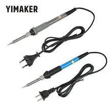 YIMAKER 220 В 110 В 60 Вт 200-450 Электрический паяльник с регулируемой температурой для паяльной станции, Ремонт паяльной станции, вилка стандарта ЕС и США