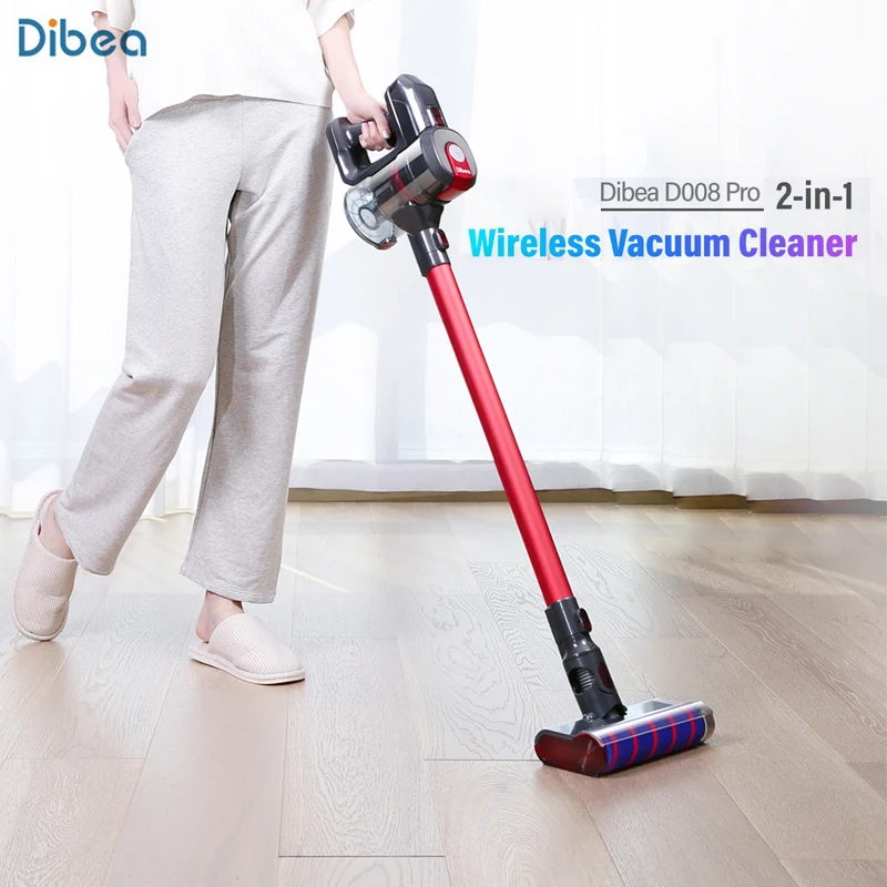 

Dibea D008 Pro Wireless 2-In-1 Vacuum Cleaner 250W 17000Pa Strong Suction Handheld Dust Collector Aspirator Household