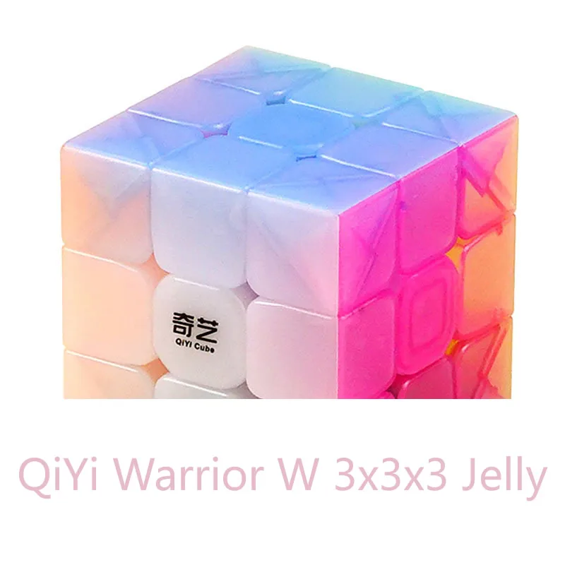 QiYi Warrior W 3x3x3 Jel ly волшебный куб MoFangGe 3x3 Cubo Magico Профессиональный Neo скоростной куб головоломка антистресс игрушки