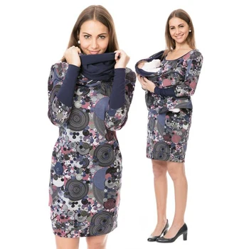 

Pregnant Women Carry Baby Pregnancy Clothing Keep Warm Baby Carrier Kangaroo Hoodie Winter Maternity Hoody Outerwear Dress