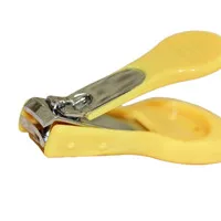 Yellow Безопасный триммер для маникюра, педикюра, педикюра, кусачки для ногтей ярких цветов, Детские кусачки для ногтей, Уход за ногтями - Цвет: Yellow
