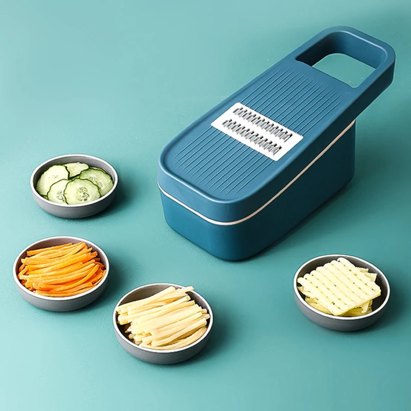 

4 In 1 Convenience Carrot Multislicer Vegetable Grater Chopper Food Crusher Kitchen Gadgets Household Tools Accessories Supplies