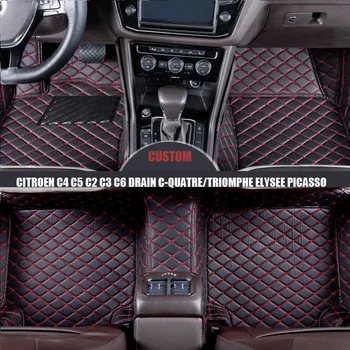 

custom car floor mats Leather Waterproof for Lincoln Navigator MKZ MKS MKC MKX MKT 2/3/5 MKZ auto accessories Trunk mat