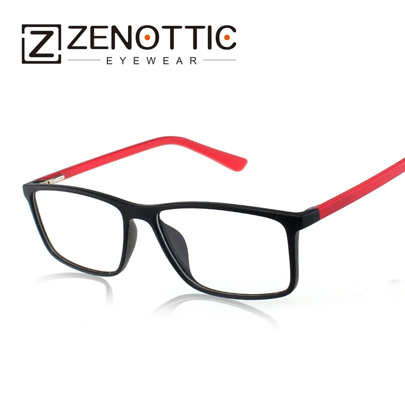 ZENOTTIC модный дизайн оправа для очков унисекс TR90 пластиковые очки с эффектом