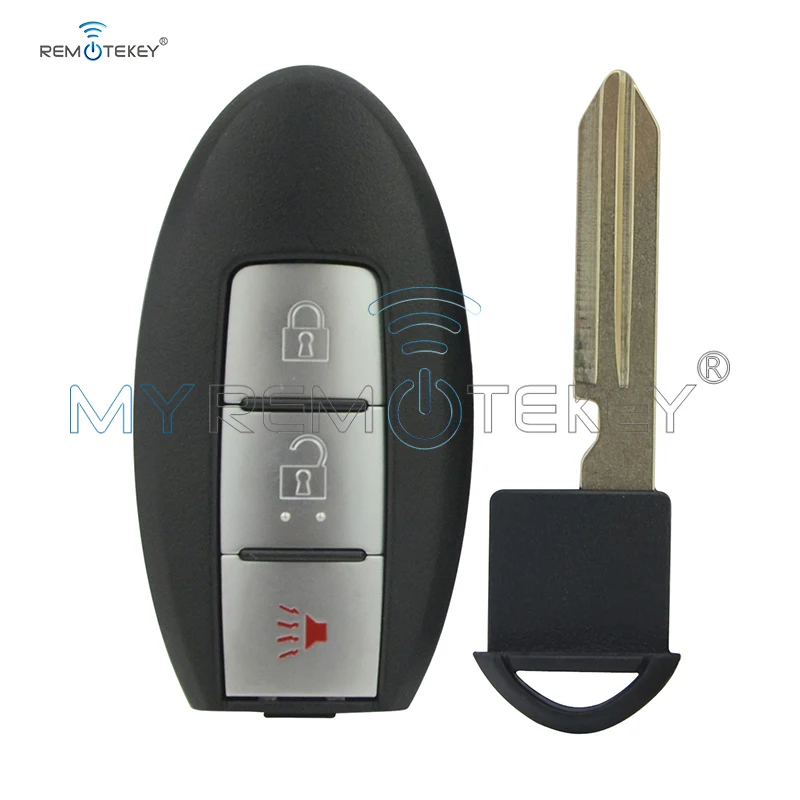 

Remtekey KR55WK49622 remote control fob smart key case 3 button for Infiniti FX35 EX35 2008 2009 2010 2011 2012 key shell