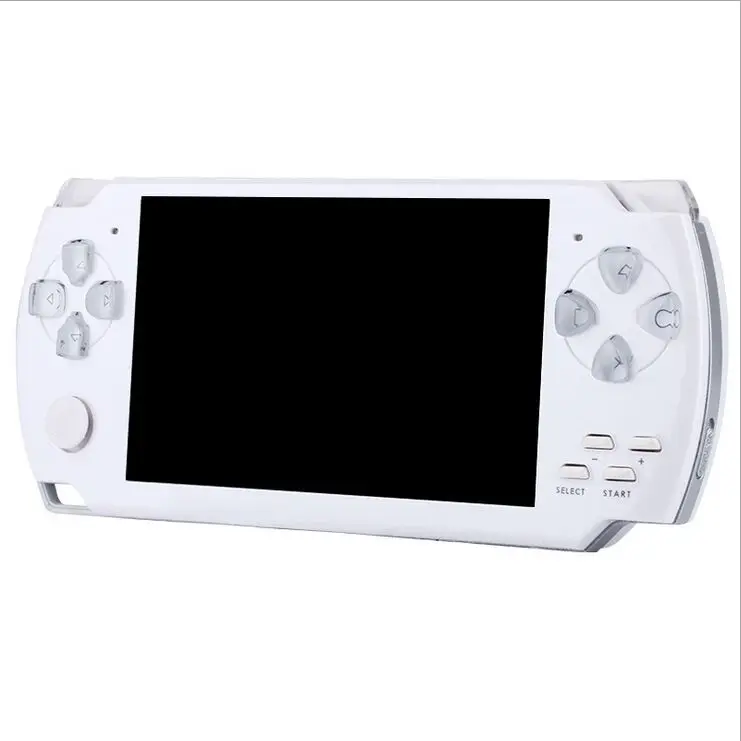 Быстрая портативная игровая консоль 4,3 дюймов экран mp4 плеер MP5 игровой плеер реальный 8 гб поддержка игра для psp, камера, видео, электронная книга - Цвет: Белый