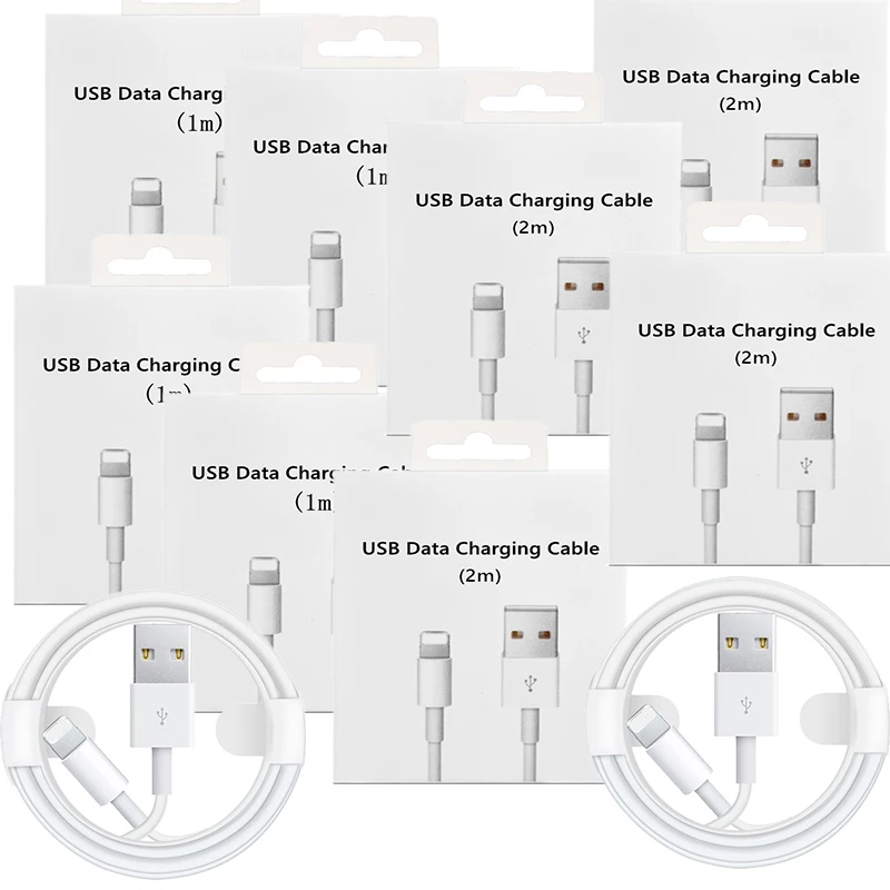 10 шт. 20 USB-кабель для зарядки и передачи данных длина 1 м 2 | Мобильные телефоны