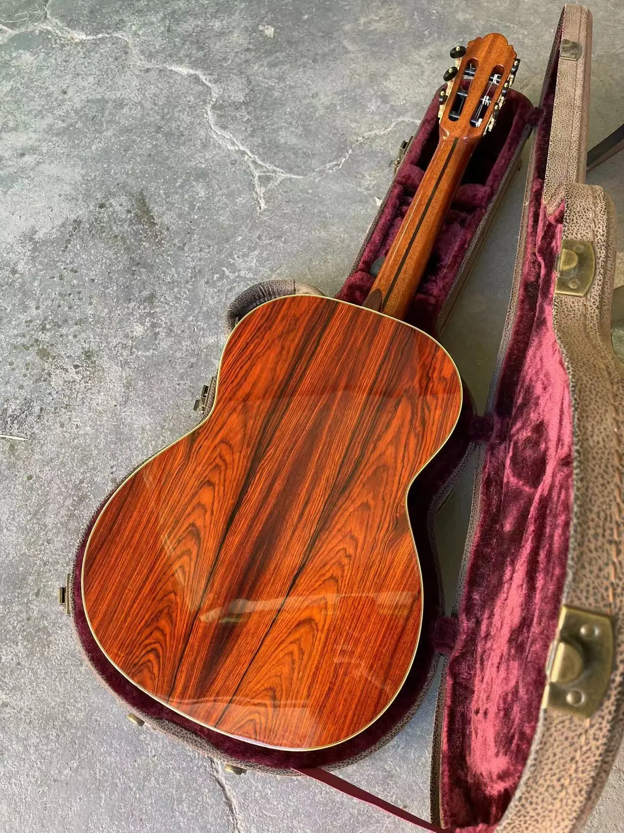 AllSolidWoodClassicalguitar39SolidSantosRosewoodBackAndSides