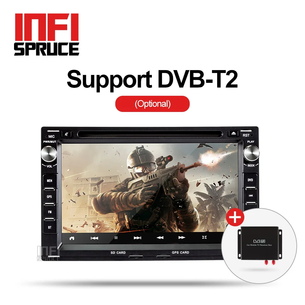 Infispruse Android 9,0 Автомобильный мультимедийный dvd-плеер 7 дюймов для Volkswagen Passat B5 MK5 Golf Polo автомобильный Радио DVD 2 din gps навигатор