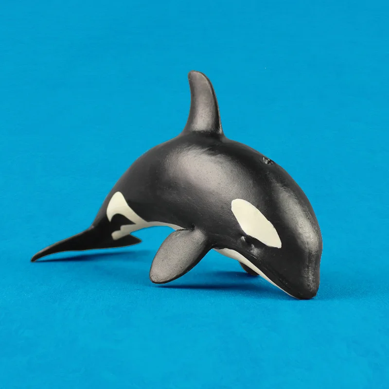 

Cross Border Supply of Goods Model Marine Organism Small Orca Oceans Animal Model Plastic Seabed Whale CHILDREN'S Toy