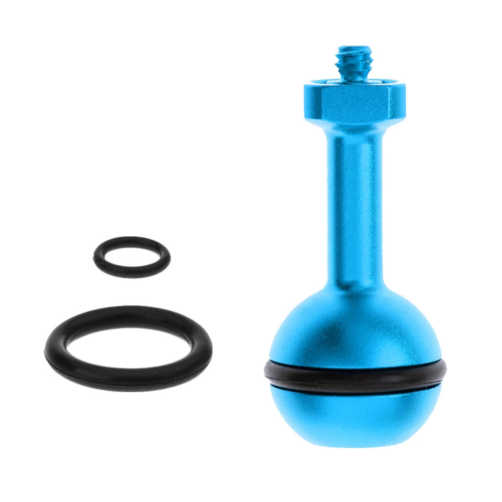 Lightweight Durable Aluminum Alloy Ball Base for Underwater Diving Photography Camera/ Video Housing Light Arm 
