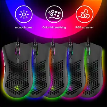 

M7 USB Wired Gamer Gaming Mouse 12000DPI Adjustable Backlight Optical 7 Button Lightweight Computer Mice For Laptop PC Office
