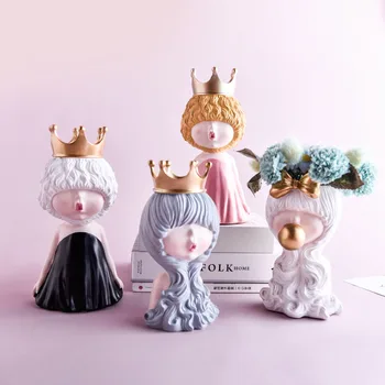 

Nordic Small Loli Art Ornamentslightluxuryhomeliving Roomcabinet Desktop Character Model Decorations Furnishings Fairy Tale Gift