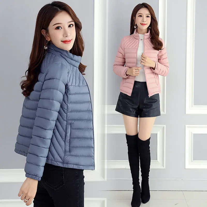 

2019 Autumn and Winter New Down Cotton Padded Women Short Korean Slim Casual Cotton Jacket Large Size Ladies Clothes 5XL f1532