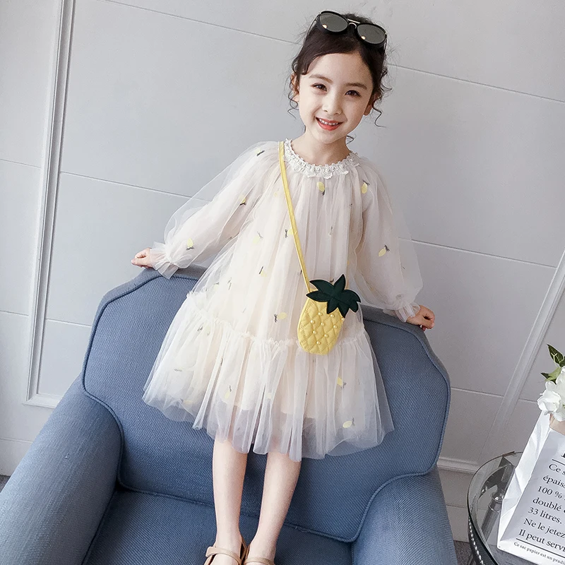

New 2020 Girls Dresses Spring Children's Style Poncho Skirt Girls Princess Skirt Children's Dress Spring and Autumn