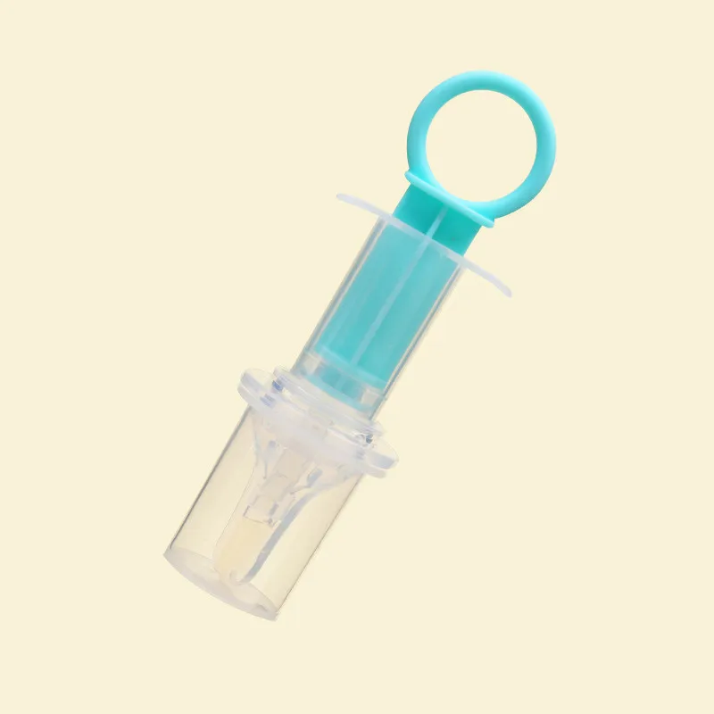 Умная медицинская игла дозатора для малышей, дозатор для выдавливания лекарственных капель, соска, принадлежности для кормления, аксессуары для малышей - Цвет: Blue