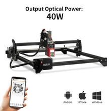 Wainlux – graveur Laser 40W JL3, pour gravure sur métal, bricolage, imprimante de marque de Logo, découpeur de bureau CNC, carte mère 64bits