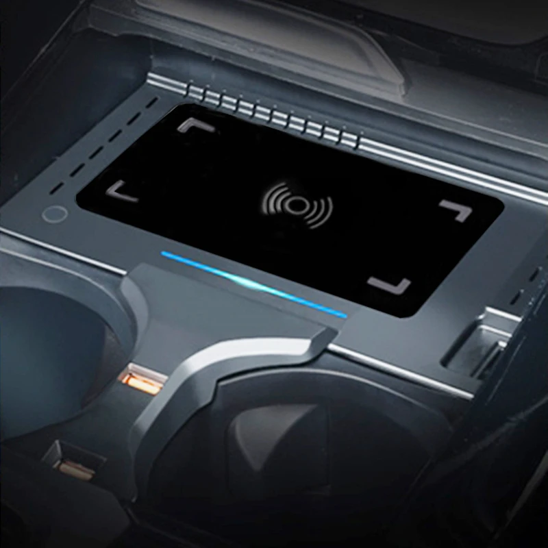 15W car wireless charger QI phone charger center console charging plate phone holder for BMW X3 X4 G01 G02 2018 2019 2020