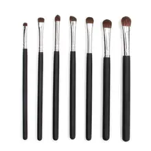 7 шт. конский волос кисть, инструмент для макияжа набор кистей для теней кисти для макияжа классические натуральные волосы животных глаз растушевывание теней