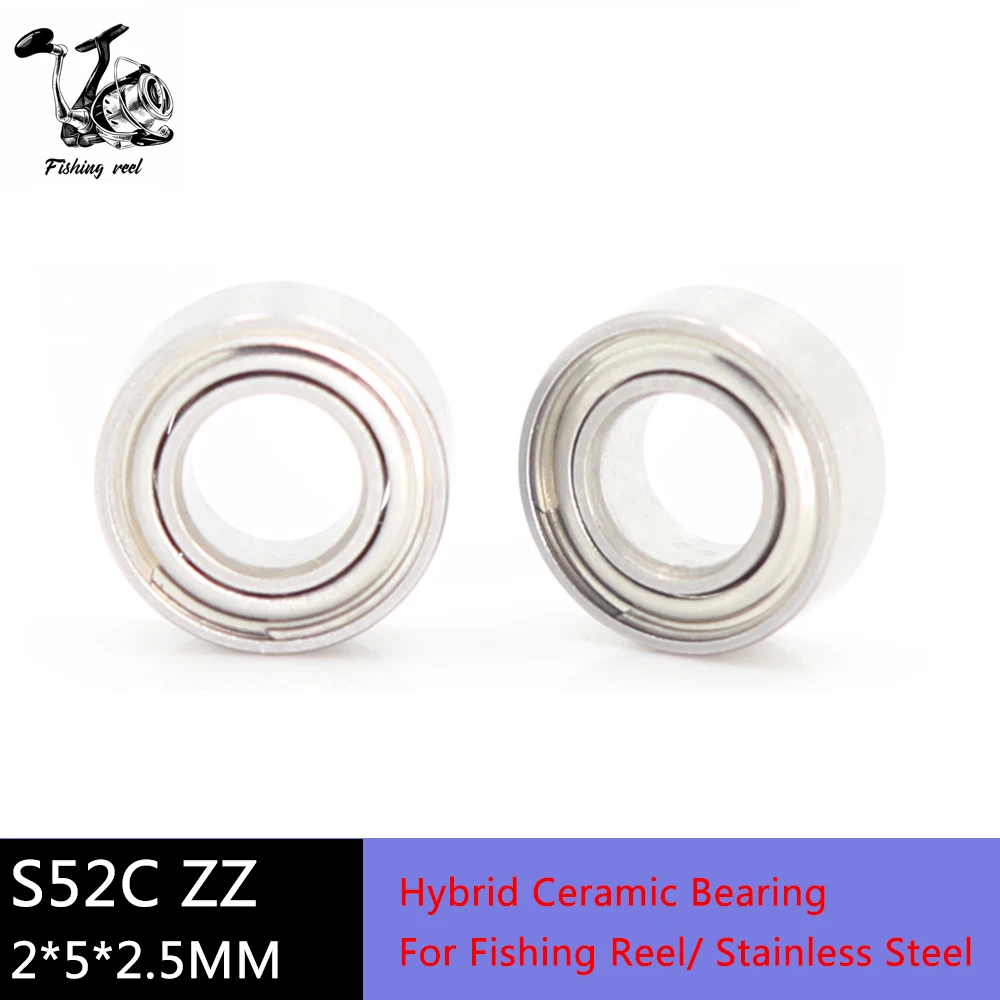SMR52ZZ CB воздушный подшипник 2*5*2 5 мм ABEC-7 ( 2 шт.) RC автомобиль из нержавеющей стали