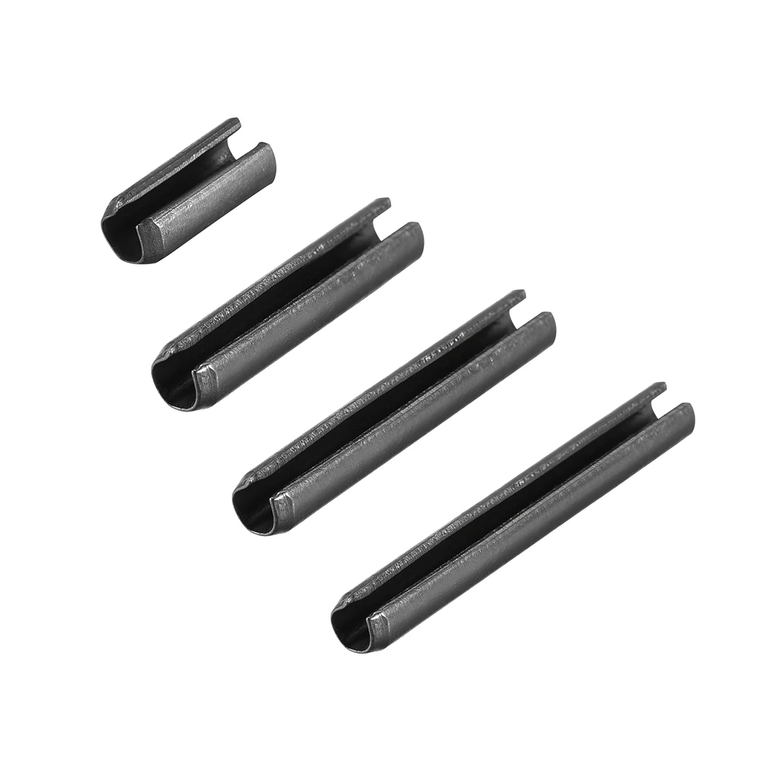 

uxcell 50Pcs M5x8mm-60mm M6x10mm-65mm Slotted Spring Pin Spring Cotter Pin Cylindrical Hollow Dowel Roll Assortment Kit