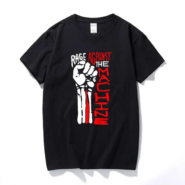 Мужские футболки, мода, Rage Against The Machine, Мужская футболка, хлопковая Повседневная футболка с коротким рукавом, топы, футболка Homme