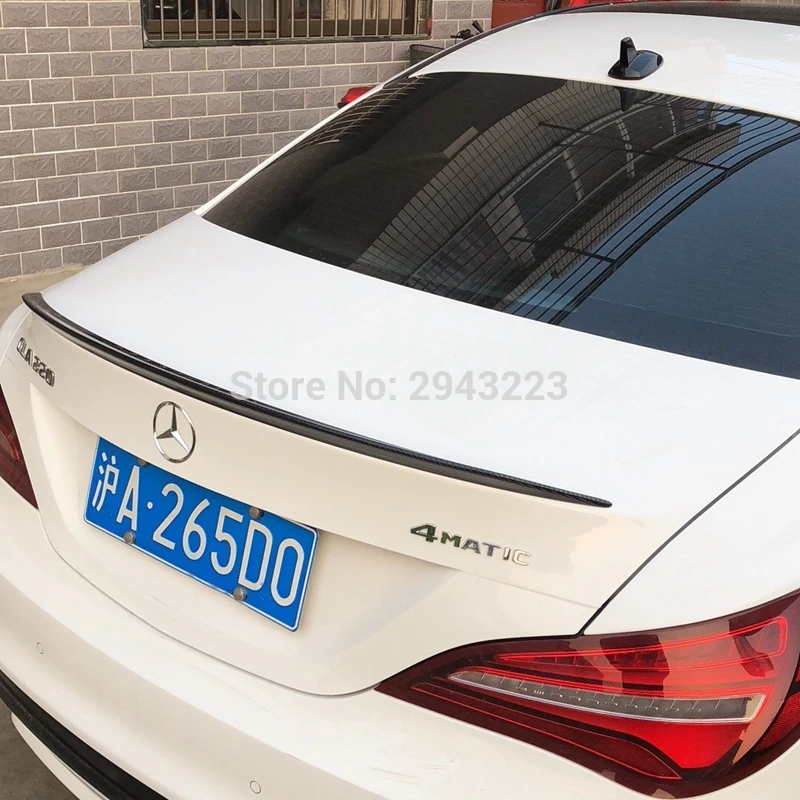 Спойлер на заднюю крышу из углеродного волокна для Mercedes cla спойлер cl45 W117 C117 CL180 cla 200 CLA250 260 AMG 2013
