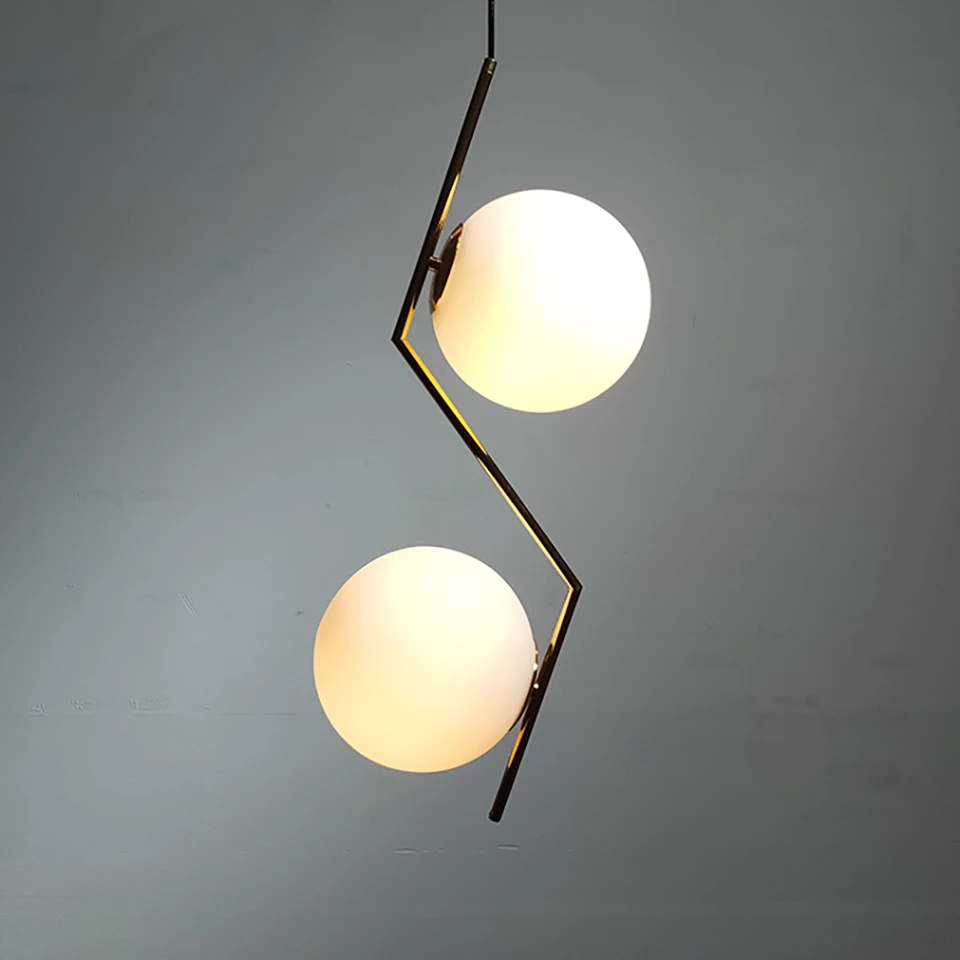 Современные светодиодные круглые стеклянные подвесная люстра в форме шара glod освещение светильник промышленный подвесной светильник столовая кухонный подвесной светильник